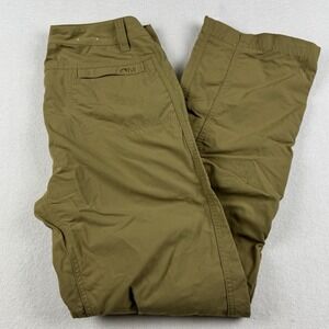 Mountain Khakis Pants Womens 2R Beige Straight Leg‎ Nylon Hiking Outdoor